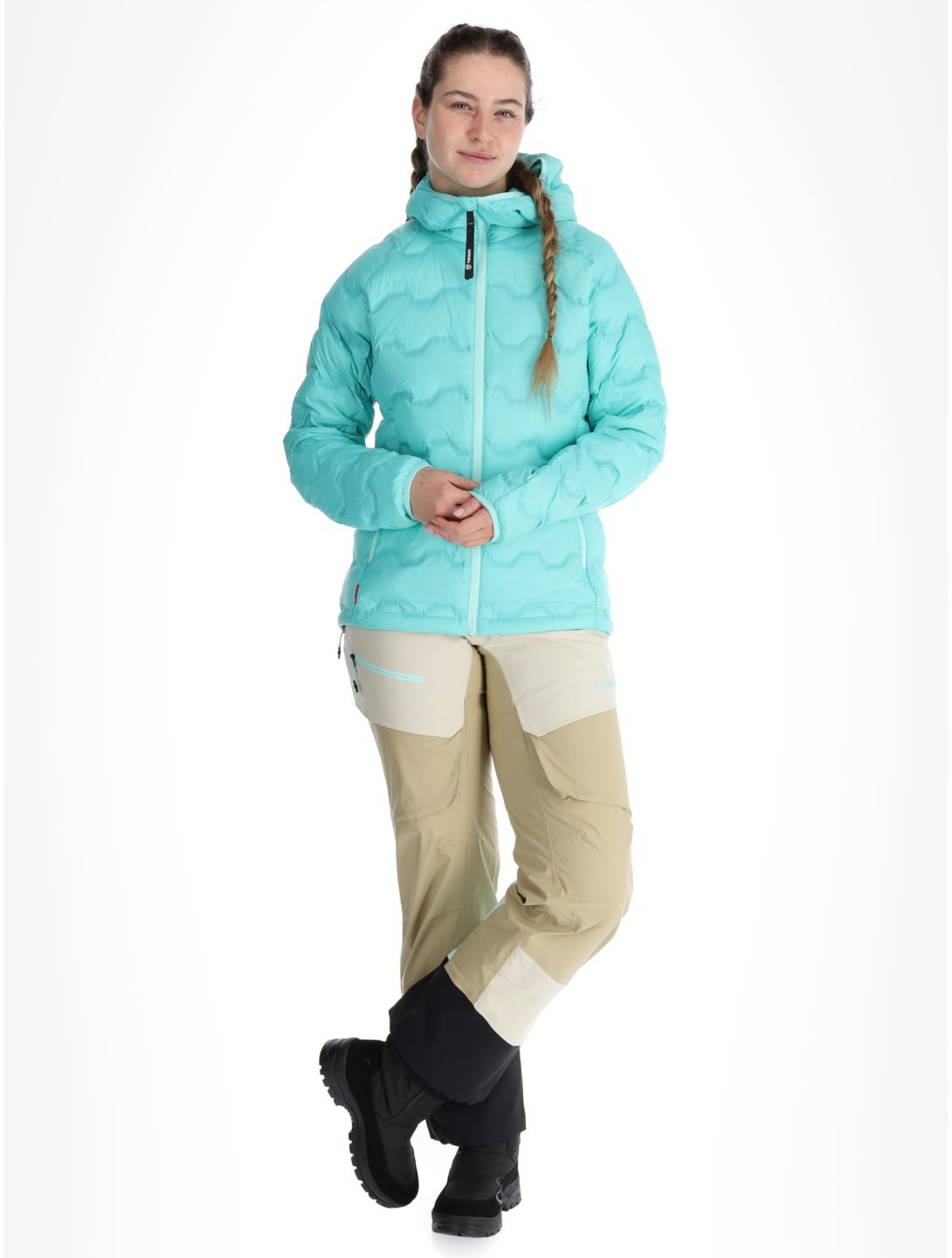 Tenson, Shibui Down down jacket women Light Turquoise green 