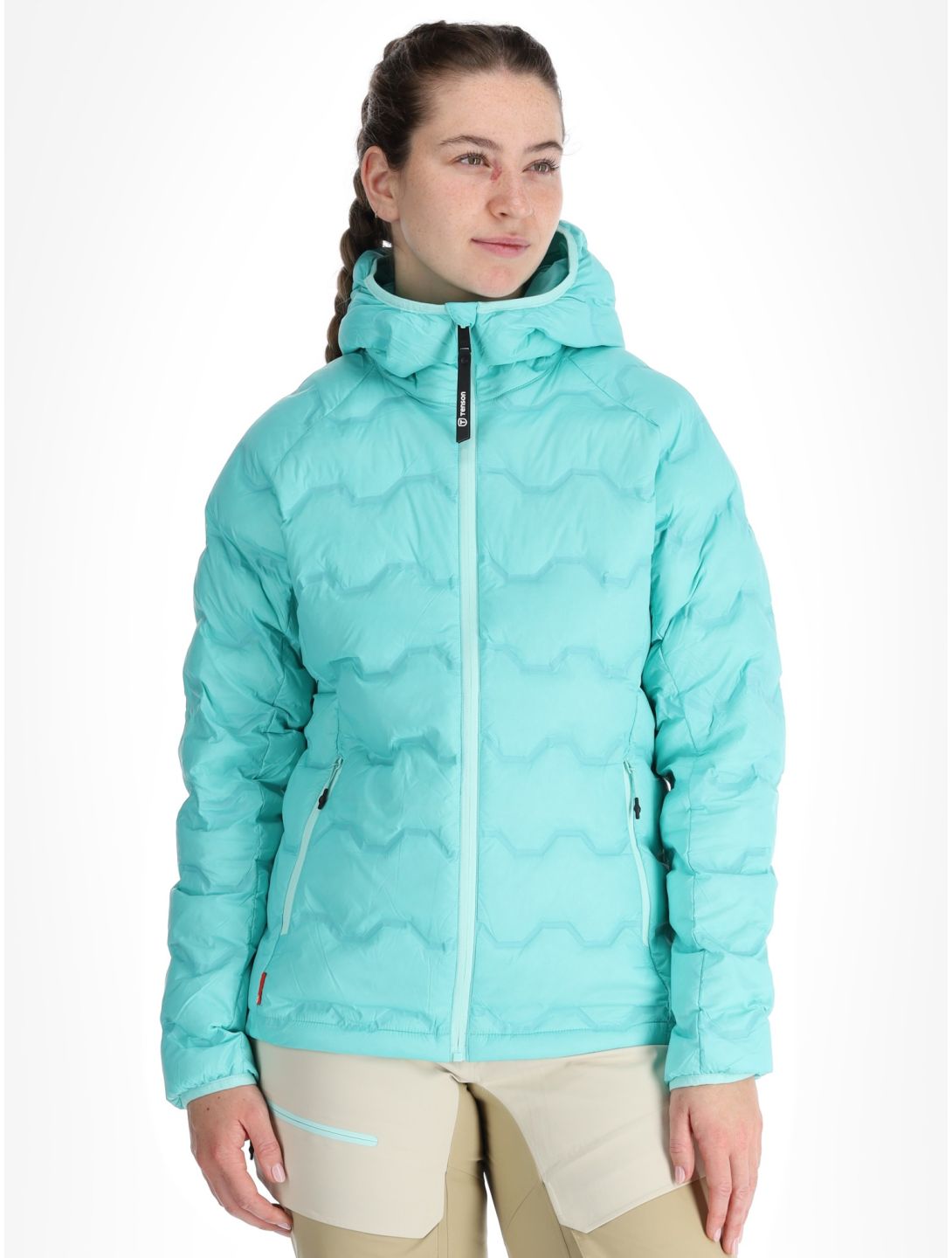 Tenson, Shibui Down down jacket women Light Turquoise green 