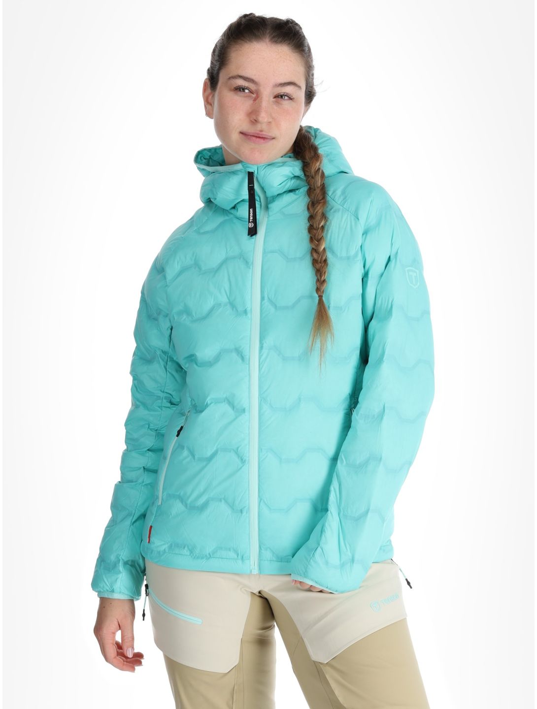 Tenson, Shibui Down down jacket women Light Turquoise green 