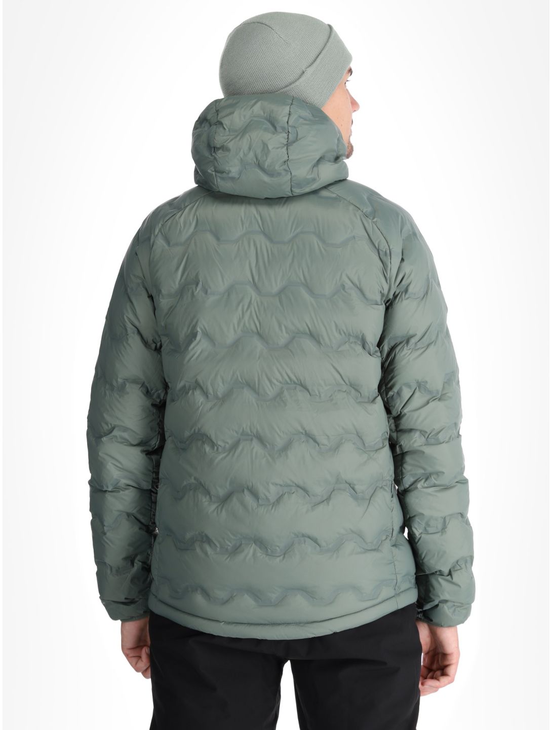 Tenson, Shibui Down down jacket men Grey Green grey 