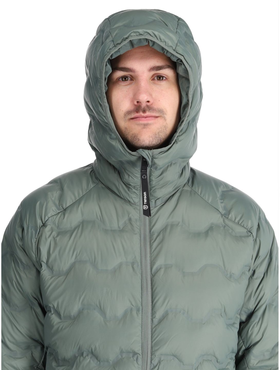 Tenson, Shibui Down down jacket men Grey Green grey 