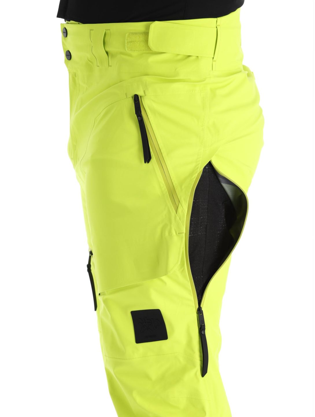 Tenson, Shibui Shell hardshell ski pants men Acid Lemon yellow 