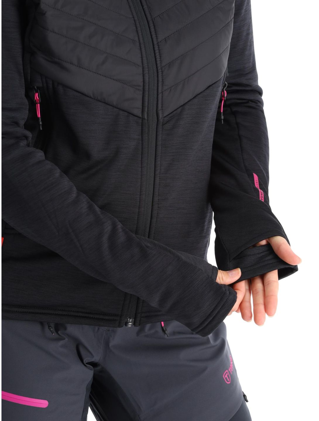 Tenson, Touring Midlayer jacket women Anthracite grey 