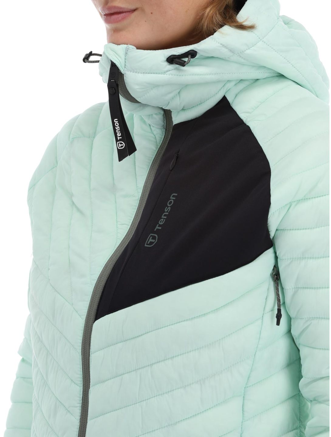 Tenson, Touring Puffer down jacket women Light Green green 