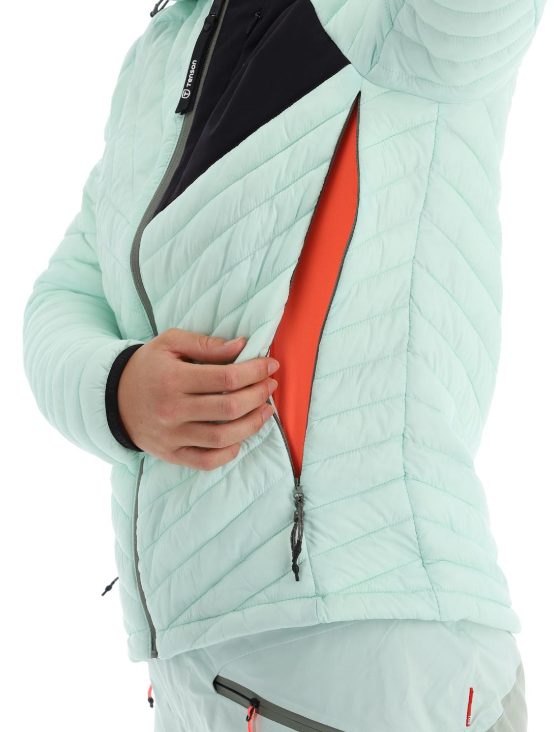 Tenson, Touring Puffer down jacket women Light Green green 