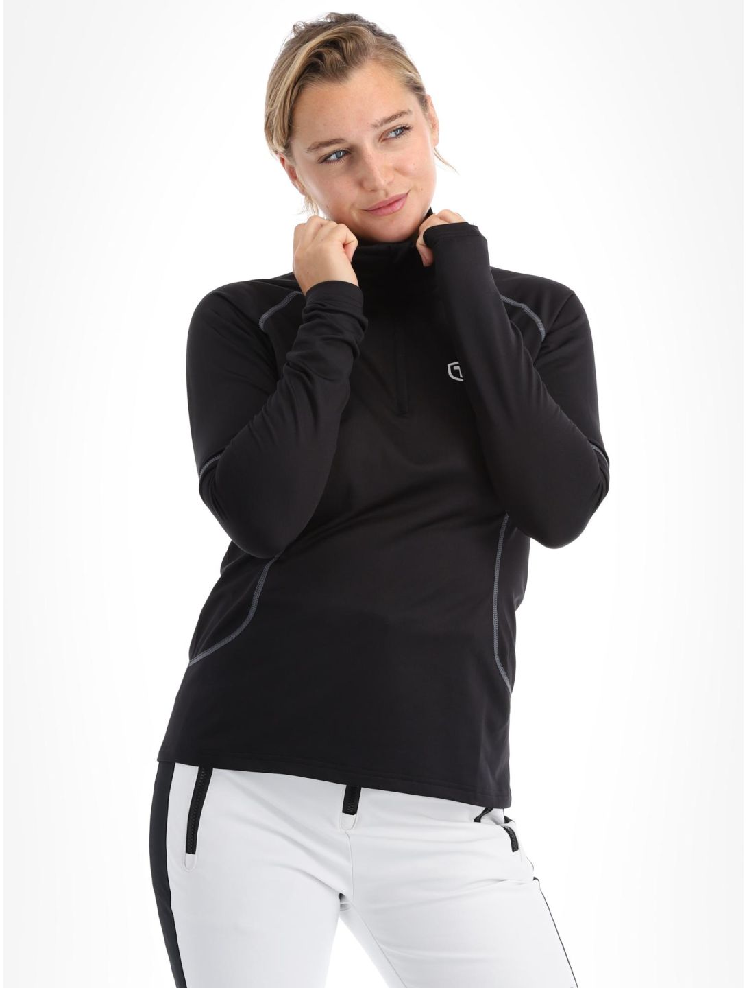 Tenson, TXlite Half Zip pullover women Black black 