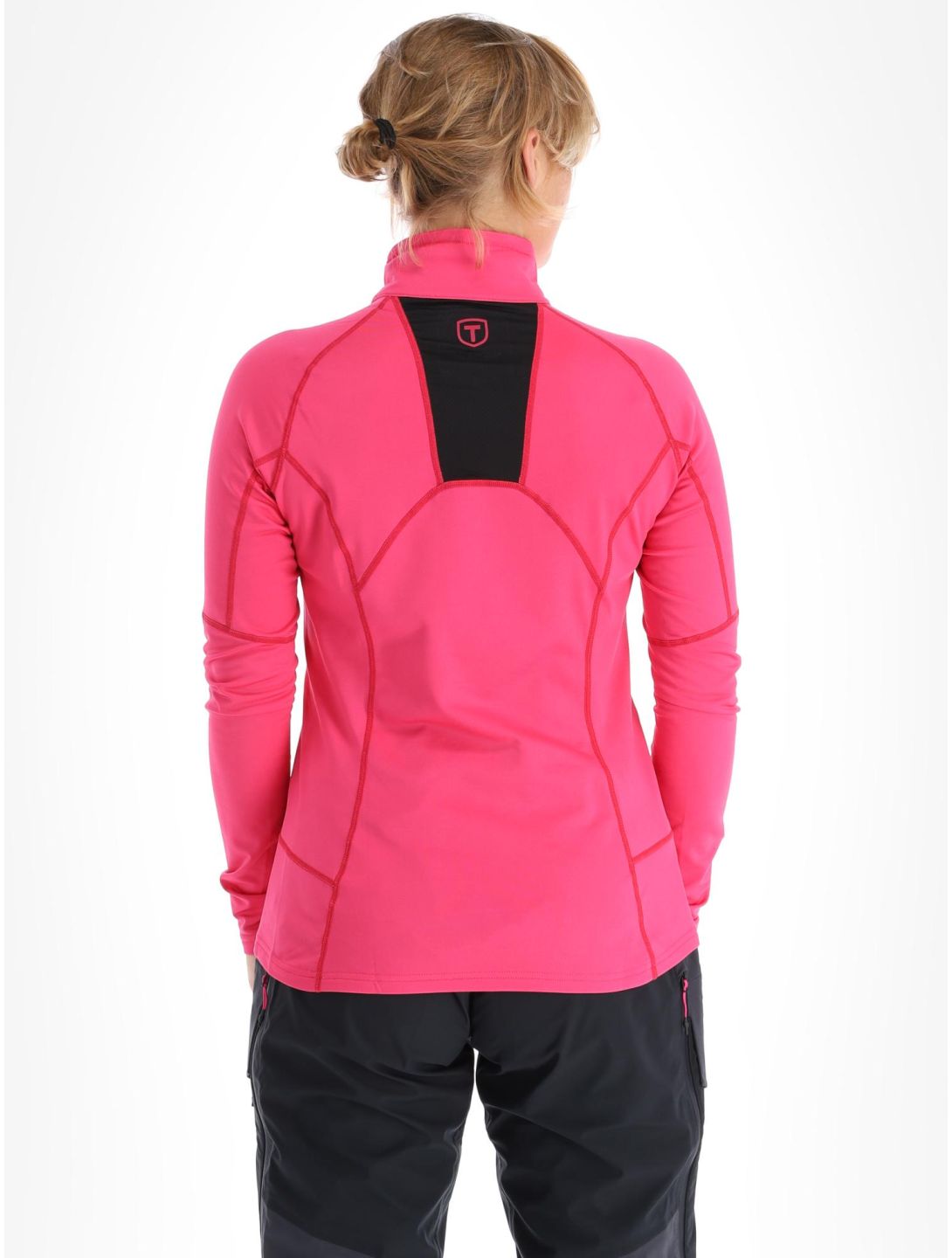 Tenson, Txlite Half Zip pullover women Cerise pink 