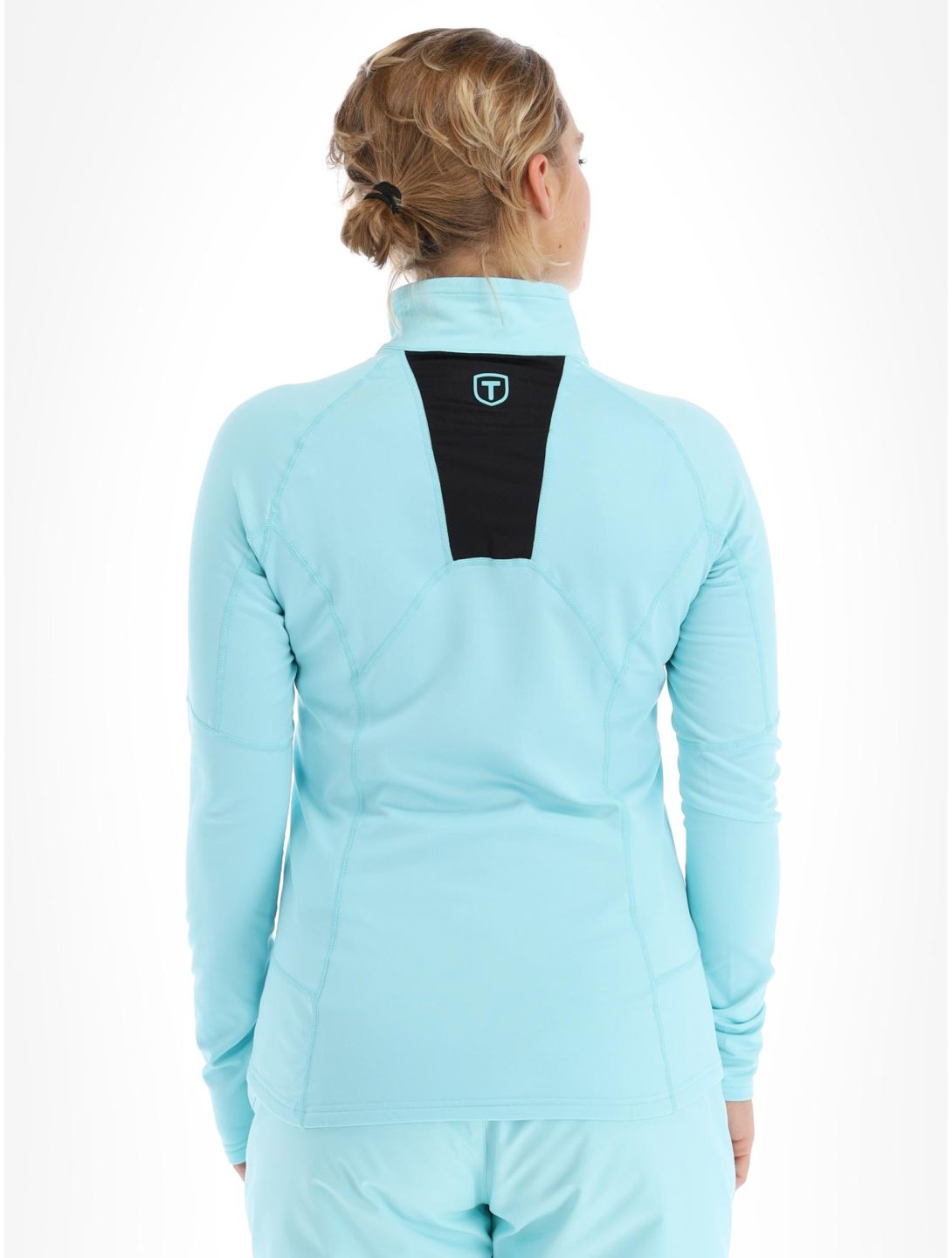 Tenson, Txlite Half Zip pullover women Light Turqoise Turquoise 