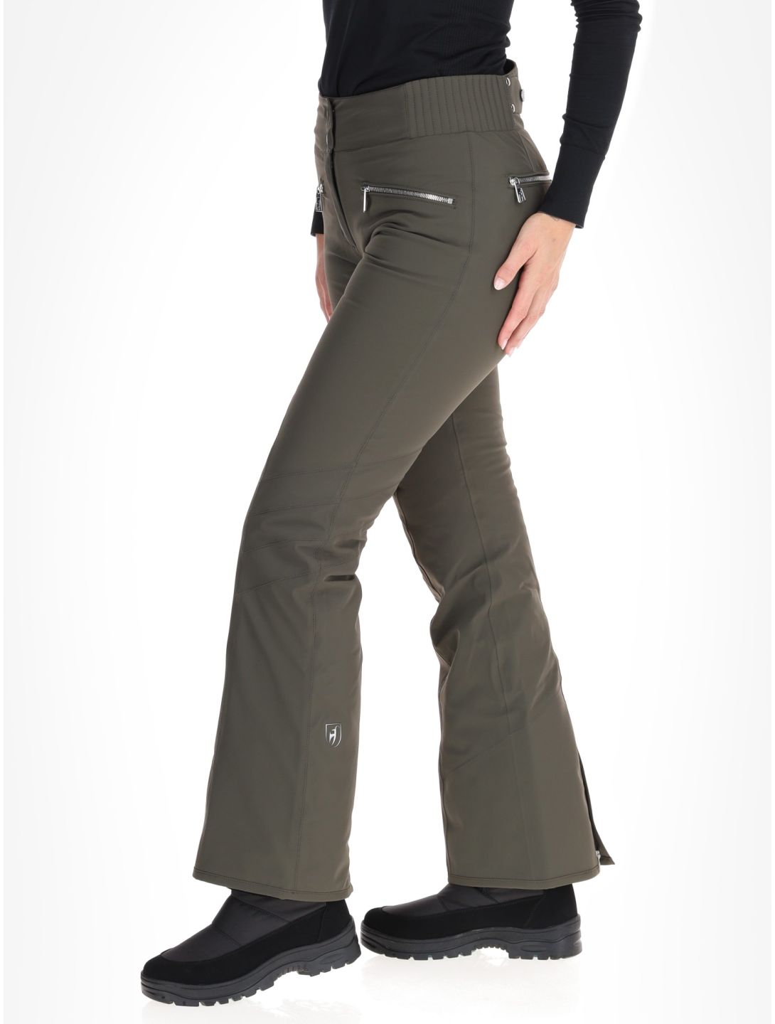 Toni Sailer, Alla ski pants women Night Olive green 