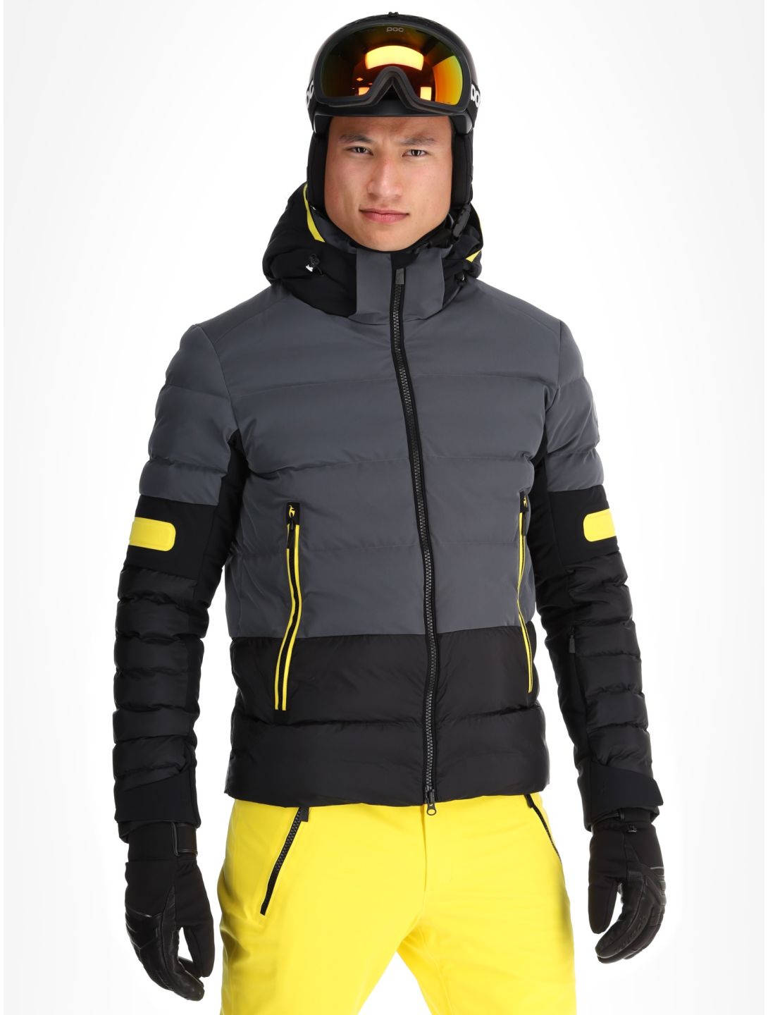 Toni Sailer, Alois ski jacket men Faded Black black 