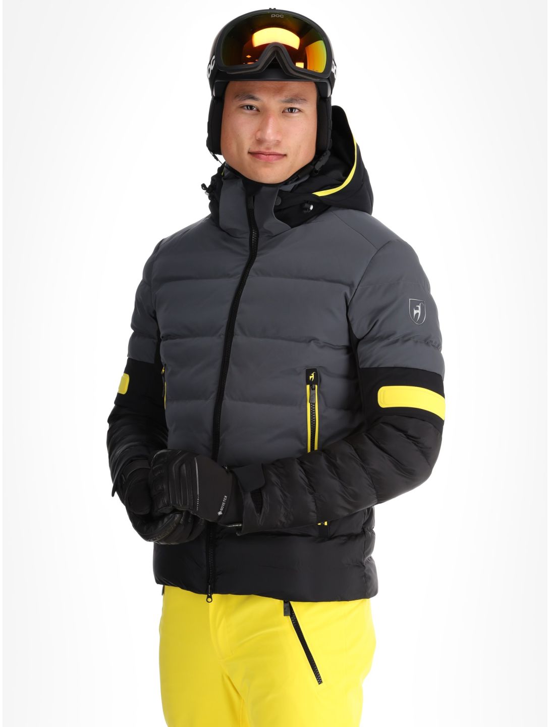 Toni Sailer, Alois ski jacket men Faded Black black 