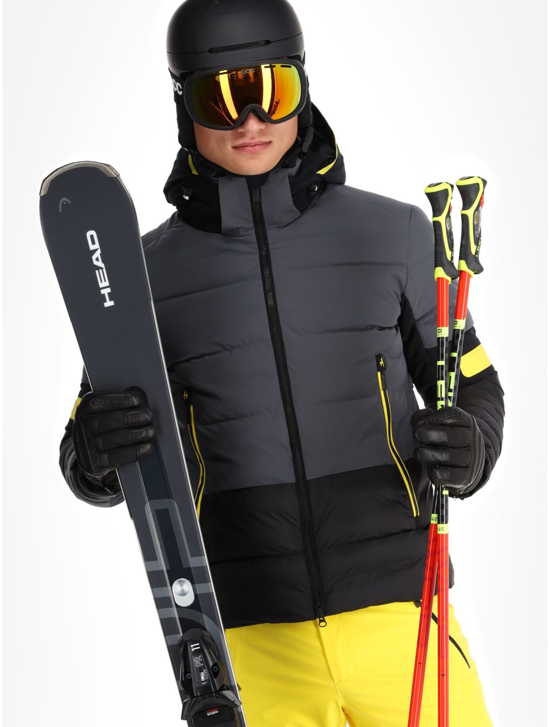 Toni Sailer, Alois ski jacket men Faded Black black 