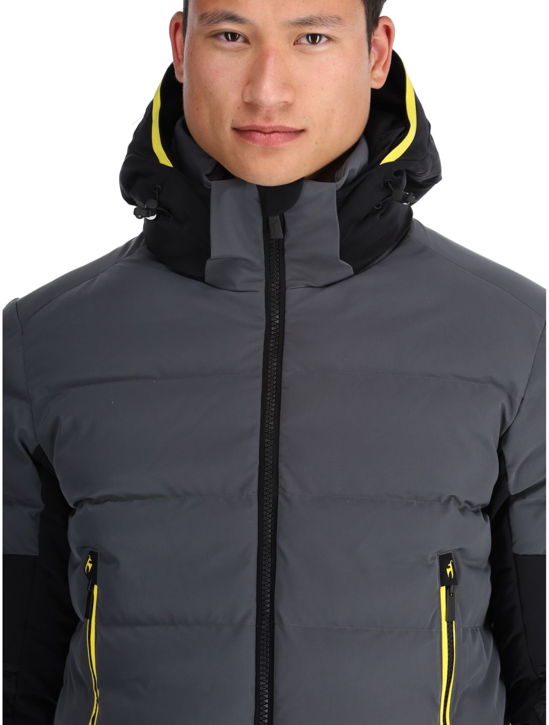 Toni Sailer, Alois ski jacket men Faded Black black 