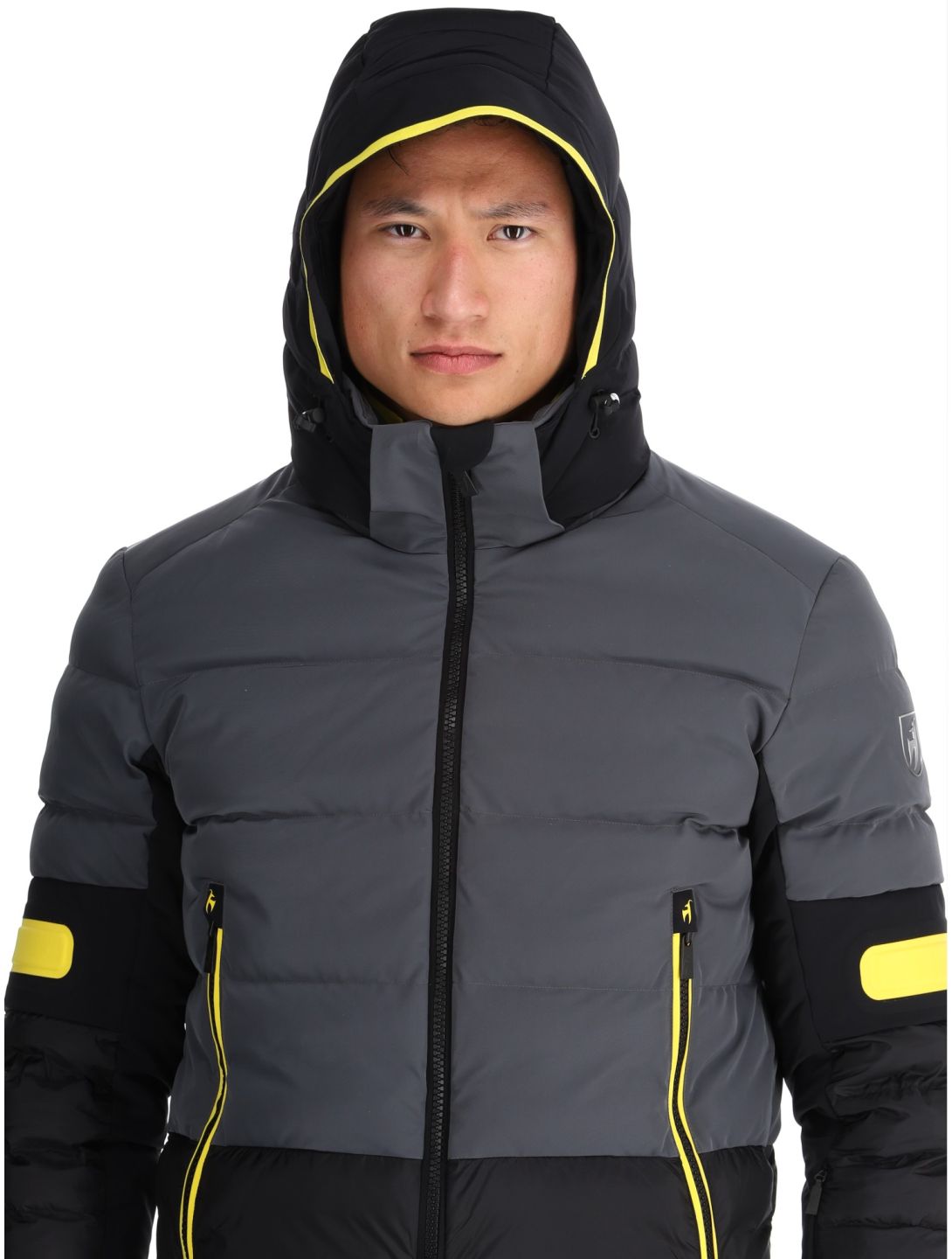 Toni Sailer, Alois ski jacket men Faded Black black 