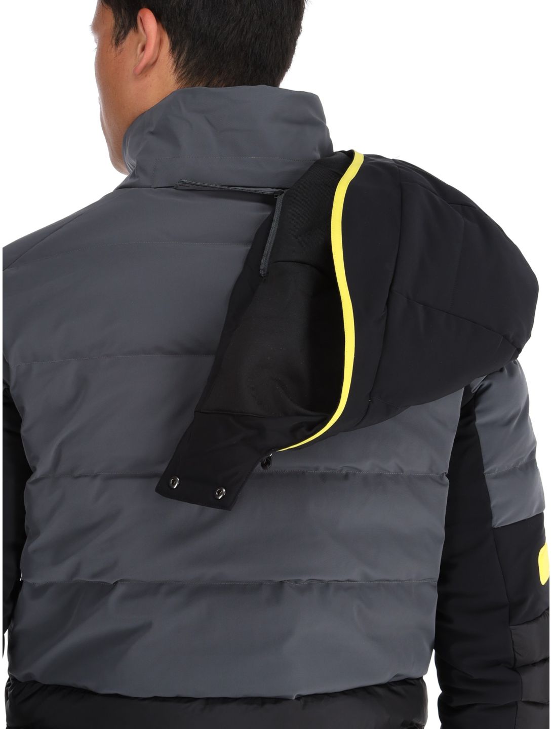 Toni Sailer, Alois ski jacket men Faded Black black 