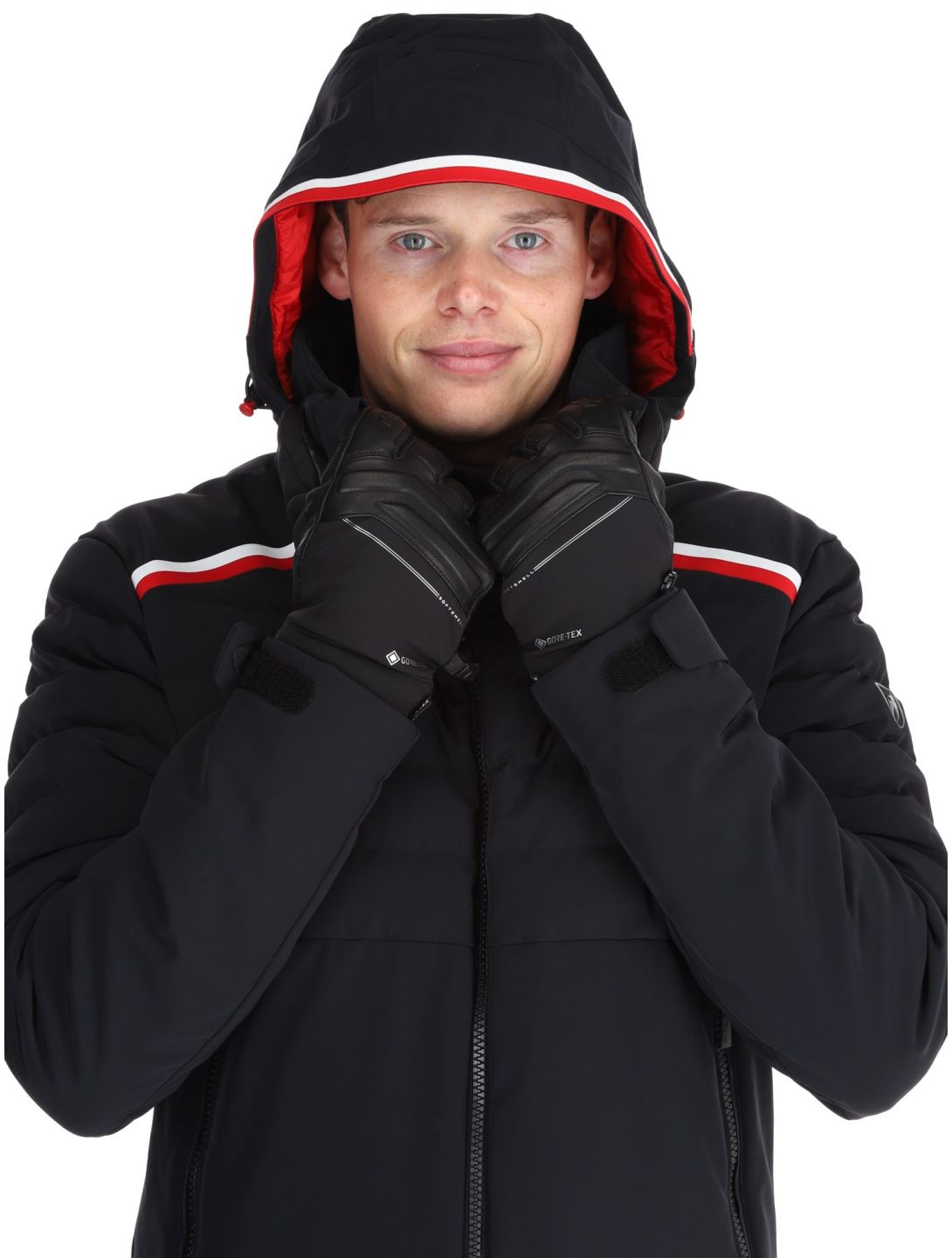 Toni Sailer, Lorenz ski jacket men Black black 