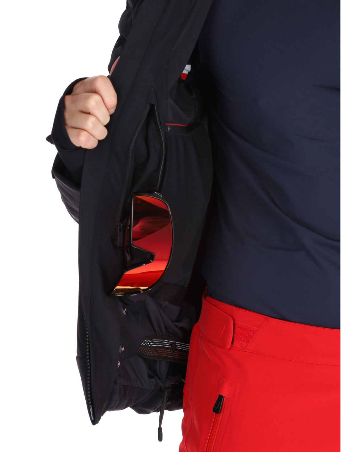 Toni Sailer, Lorenz ski jacket men Black black 