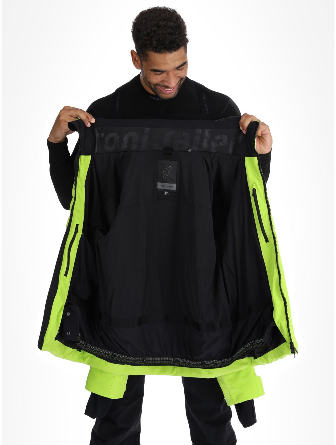 Toni Sailer, Lorenz ski jacket men Future Green green 