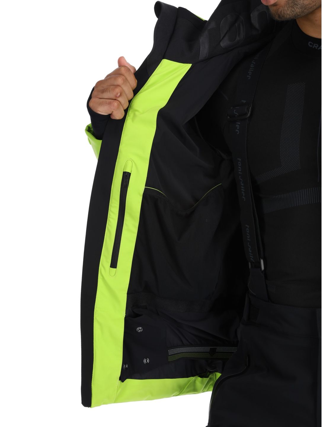 Toni Sailer, Lorenz ski jacket men Future Green green 