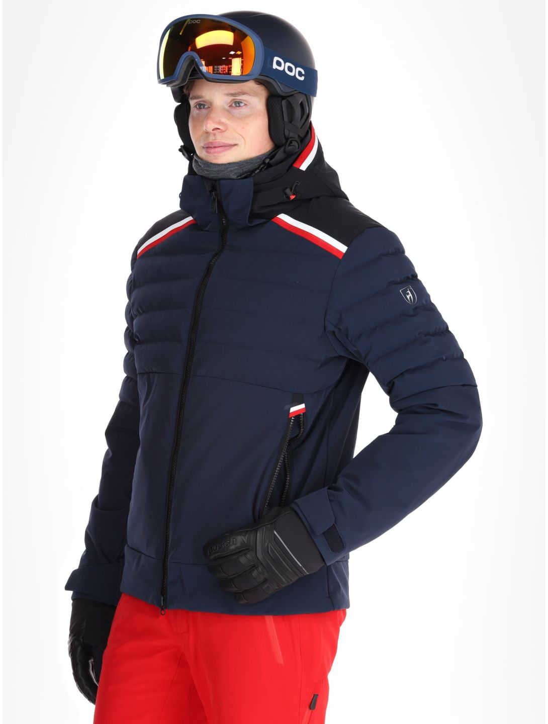 Toni Sailer, Lorenz ski jacket men Midnight blue 