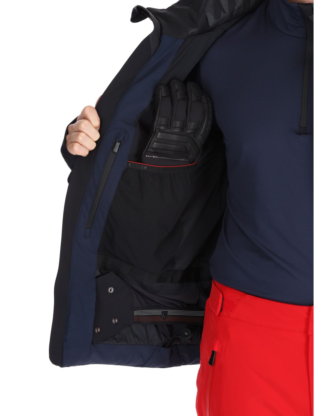 Toni Sailer, Lorenz ski jacket men Midnight blue 