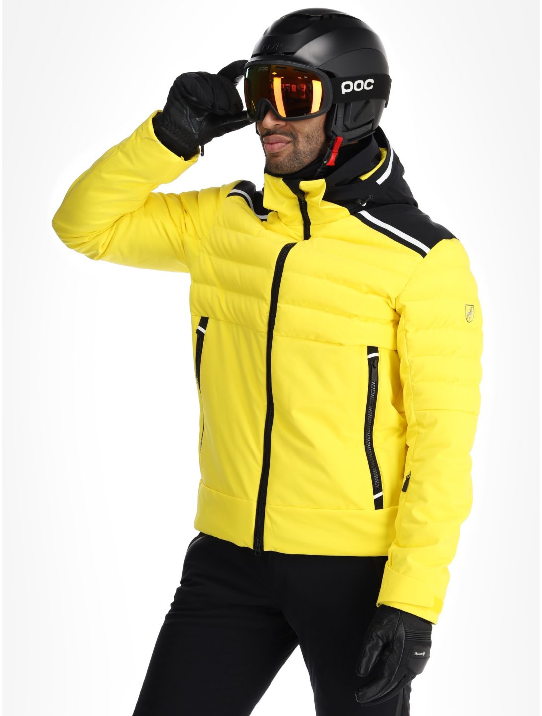 Toni Sailer, Lorenz ski jacket men Nepal Yellow yellow 