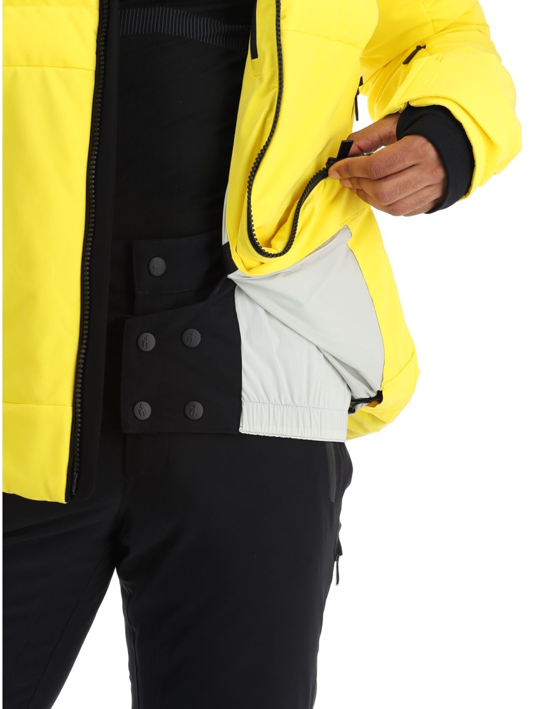 Toni Sailer, Lorenz ski jacket men Nepal Yellow yellow 