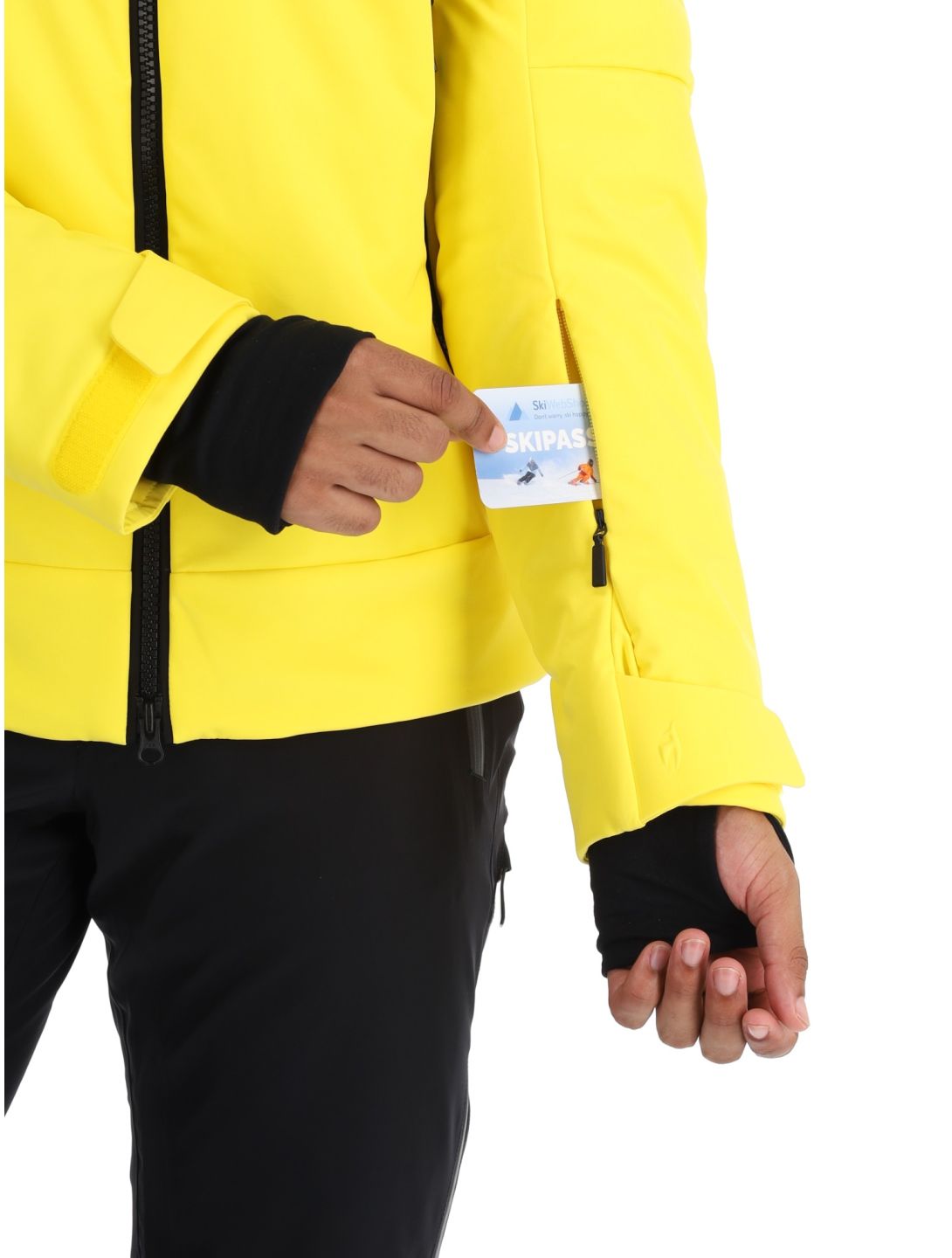 Toni Sailer, Lorenz ski jacket men Nepal Yellow yellow 