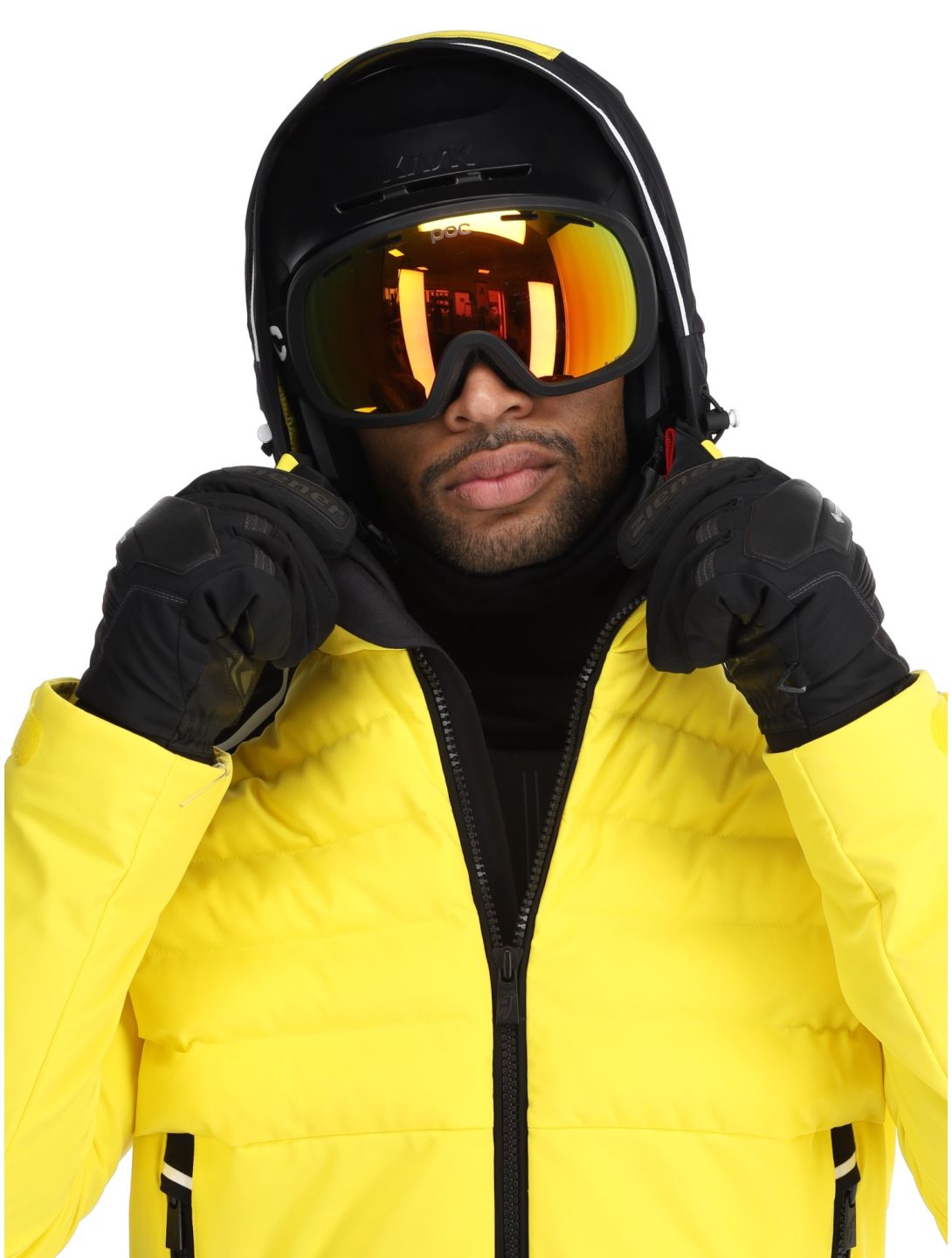 Toni Sailer, Lorenz ski jacket men Nepal Yellow yellow 