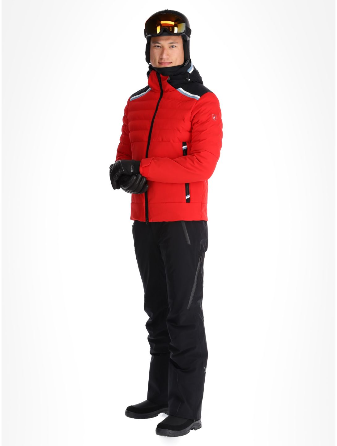 Toni Sailer, Lorenz ski jacket men Signal Red red 