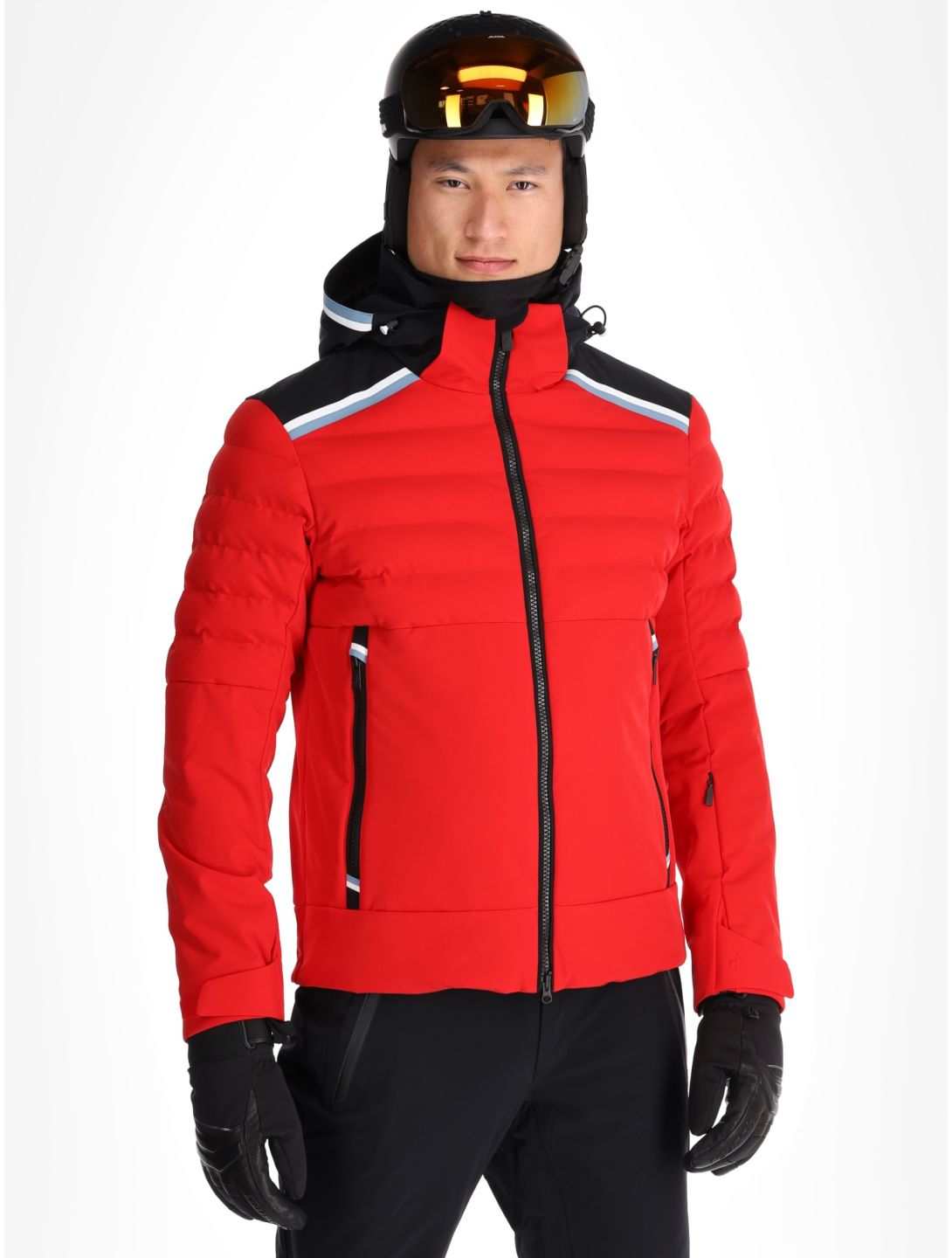 Toni Sailer, Lorenz ski jacket men Signal Red red 