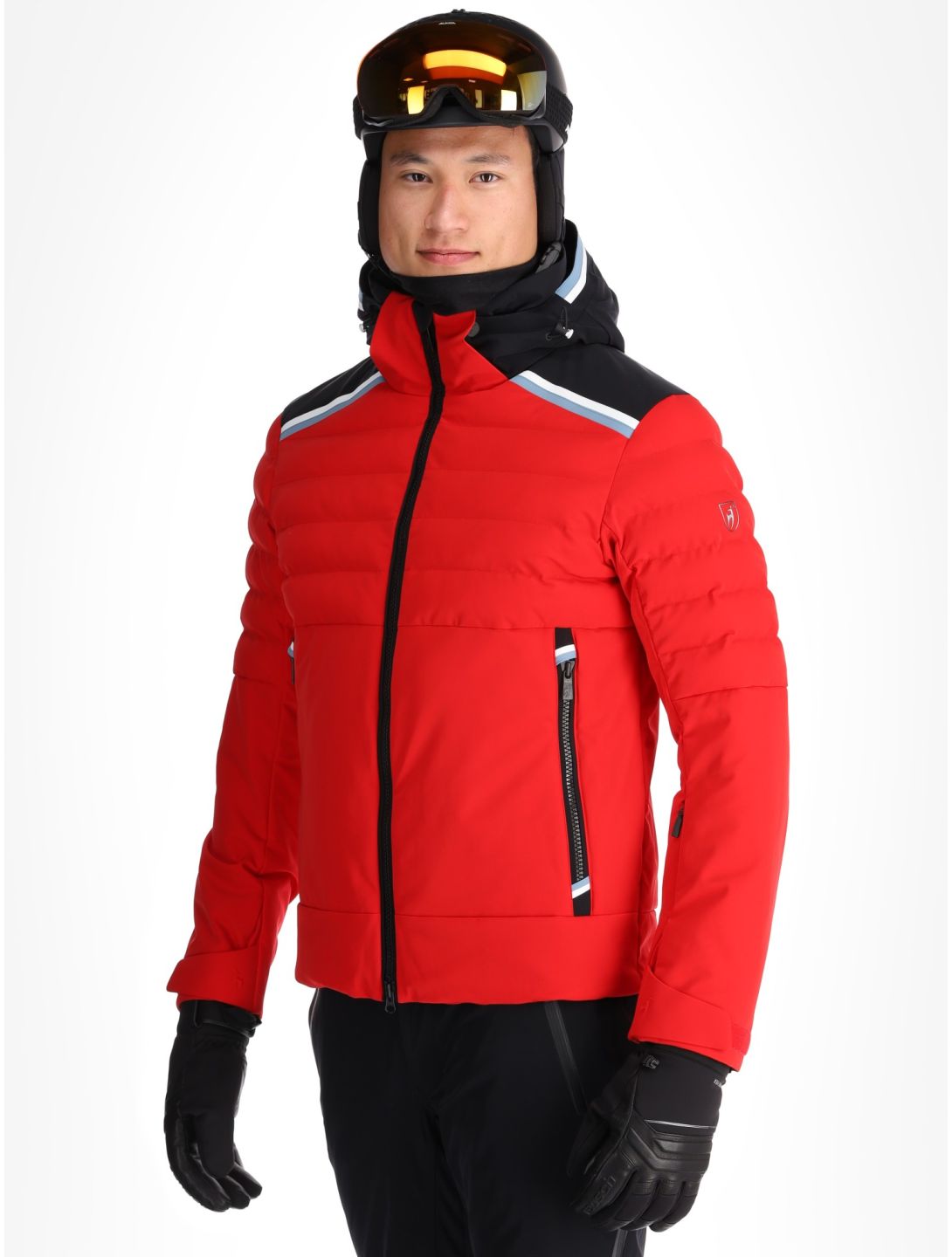 Toni Sailer, Lorenz ski jacket men Signal Red red 