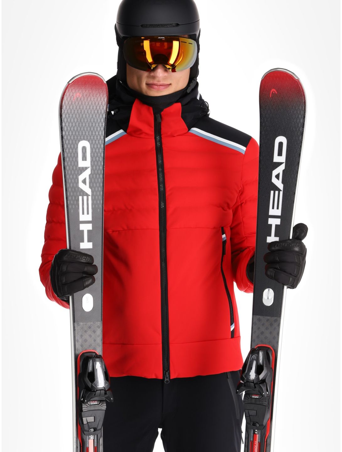 Toni Sailer, Lorenz ski jacket men Signal Red red 