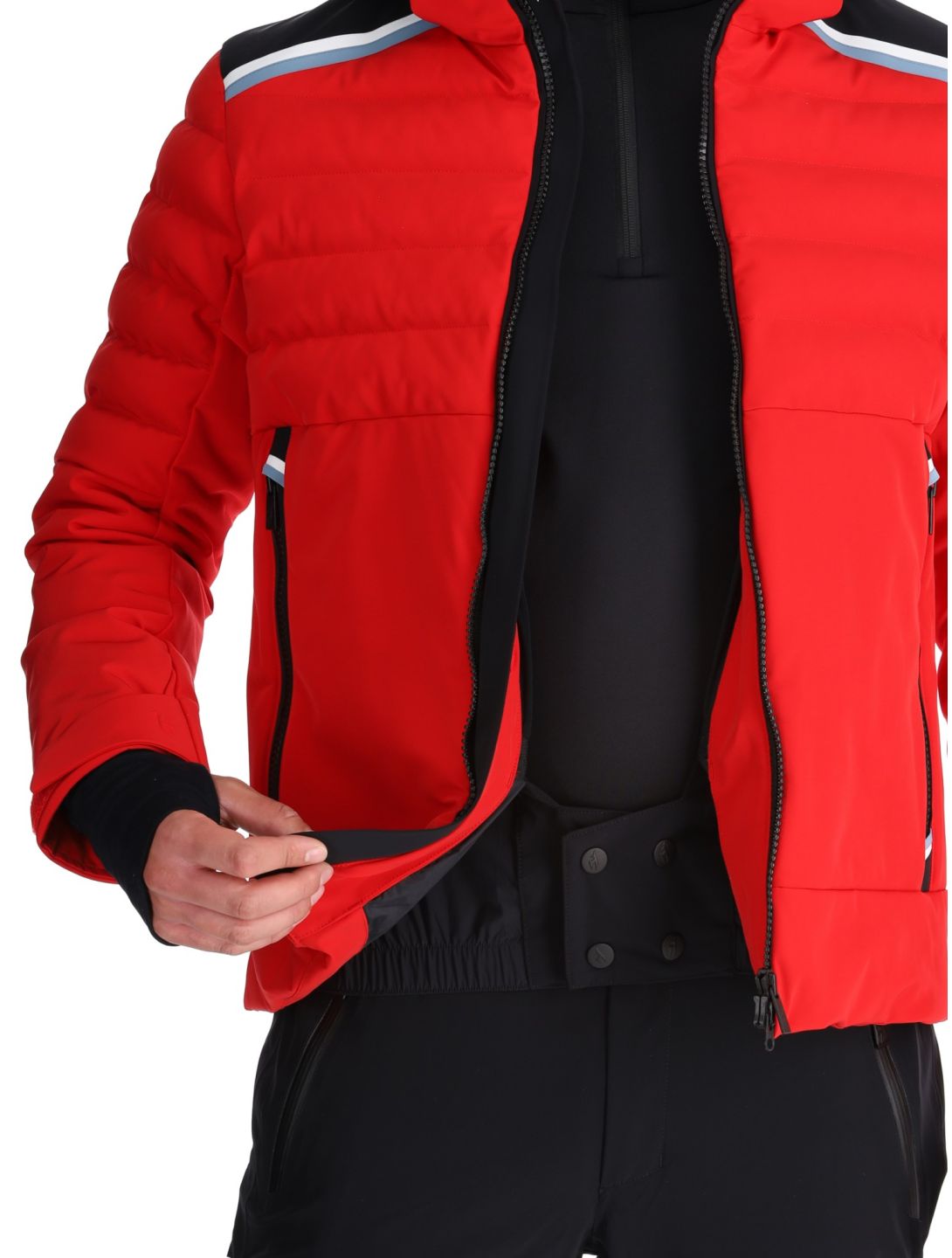 Toni Sailer, Lorenz ski jacket men Signal Red red 