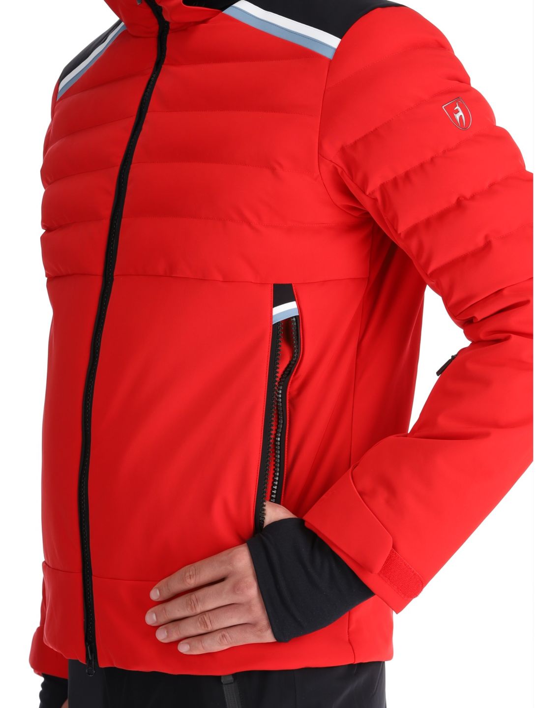 Toni Sailer, Lorenz ski jacket men Signal Red red 