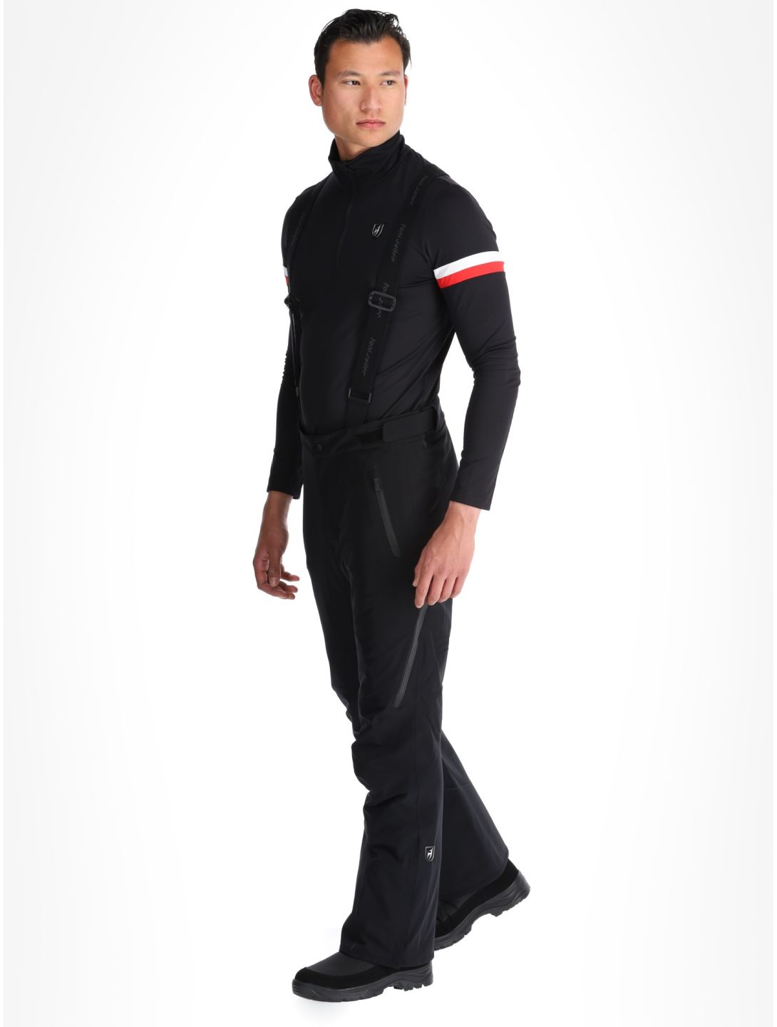 Toni Sailer, Nicky ski pants men Black black 