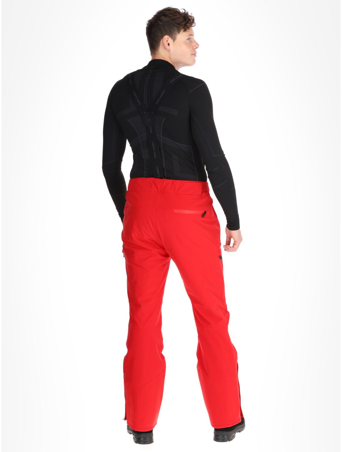 Toni Sailer, Nicky ski pants men Signal Red red 