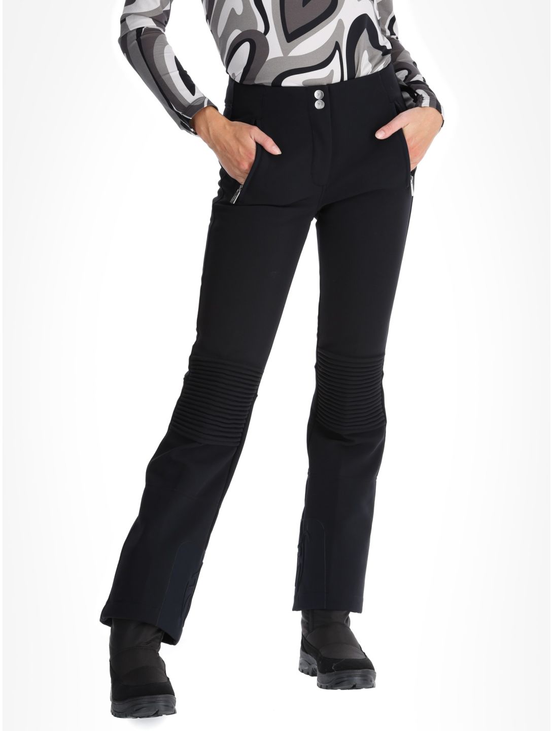 Toni Sailer, Pina softshell ski pants women Black black 