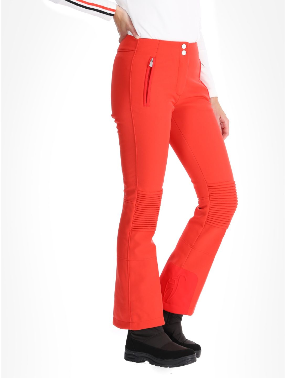 Toni Sailer, Pina softshell ski pants women Pink Red red 