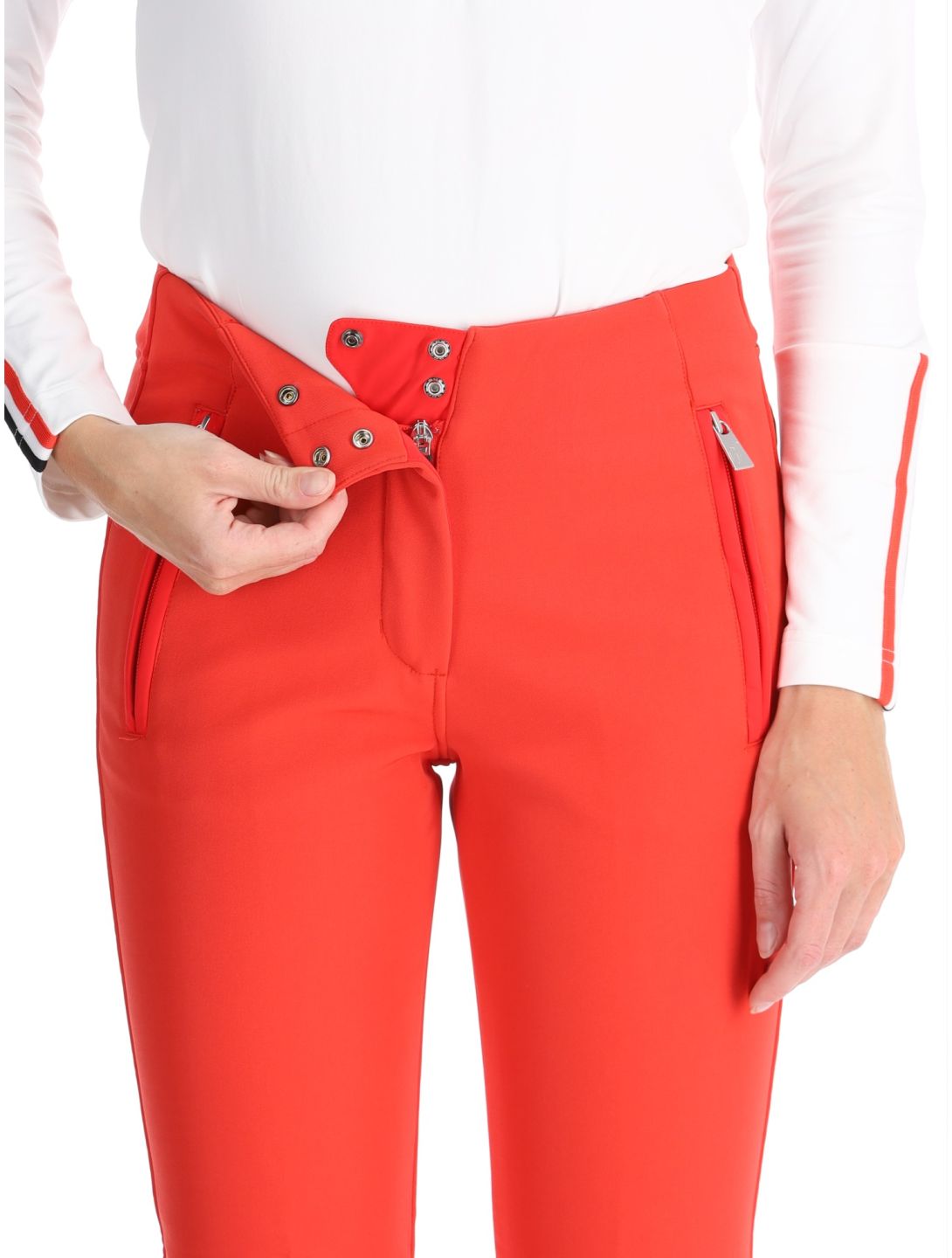 Toni Sailer, Pina softshell ski pants women Pink Red red 