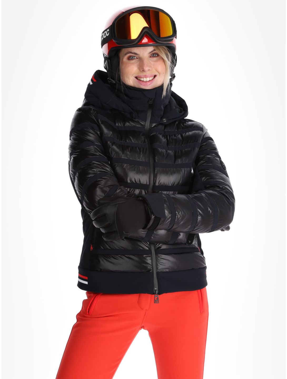 Toni Sailer, Rubie ski jacket women Black black 