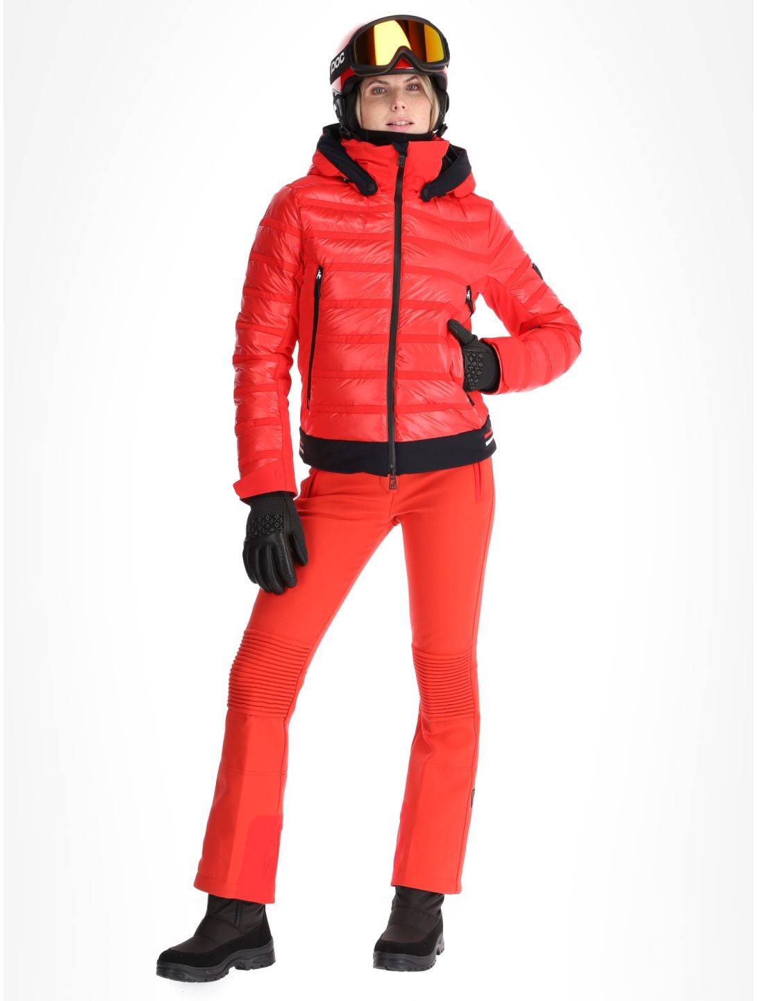 Toni Sailer, Rubie ski jacket women Pink Red red 