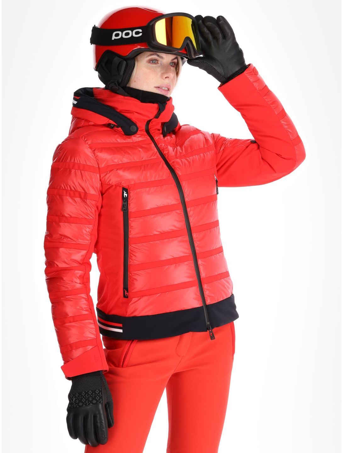 Toni Sailer, Rubie ski jacket women Pink Red red 