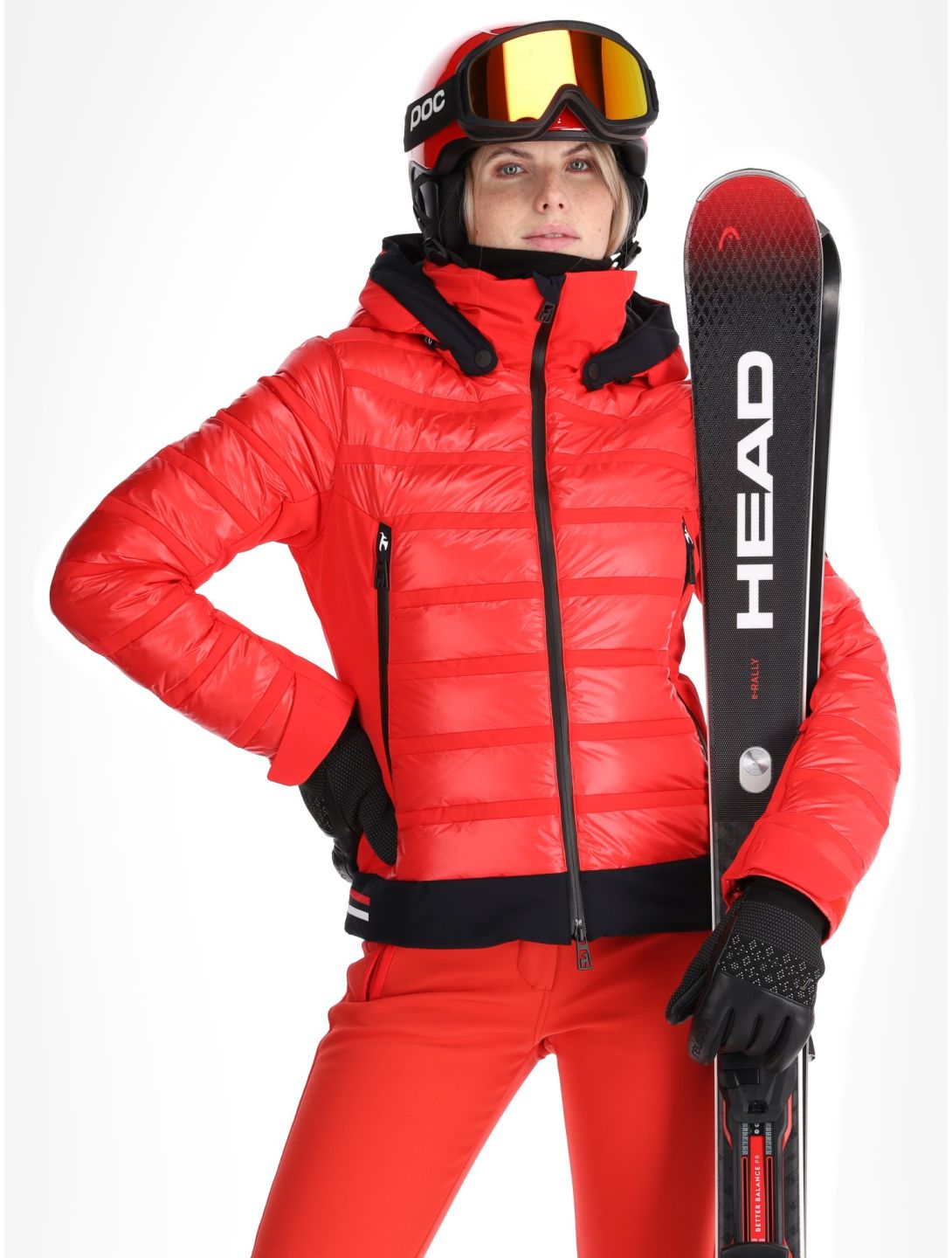 Toni Sailer, Rubie ski jacket women Pink Red red 