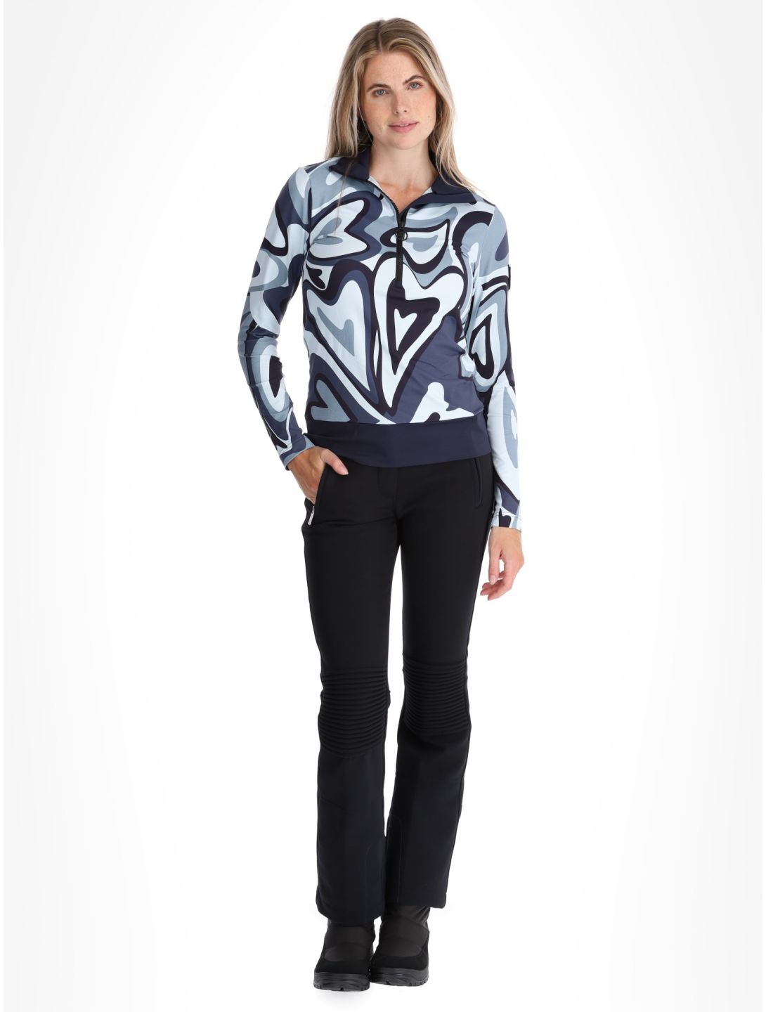 Toni Sailer, Wieka Print pullover women Blue Frost blue 