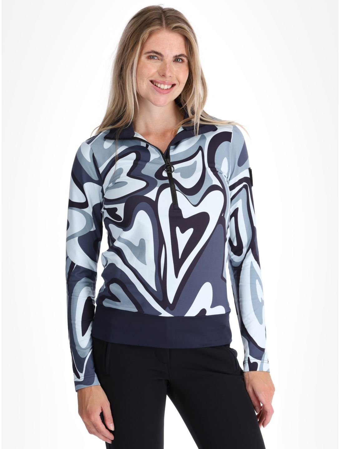 Toni Sailer, Wieka Print pullover women Blue Frost blue 