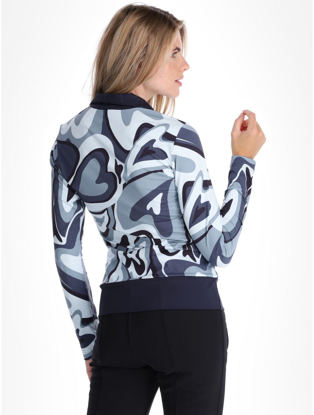 Toni Sailer, Wieka Print pullover women Blue Frost blue 