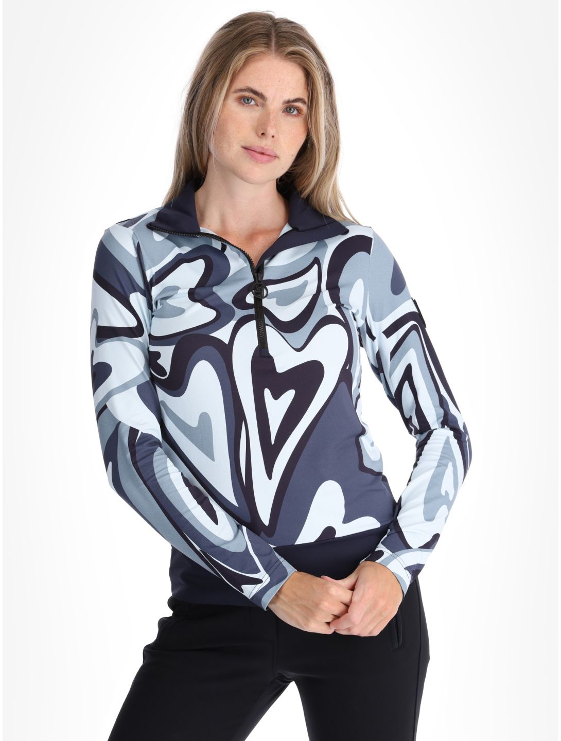 Toni Sailer, Wieka Print pullover women Blue Frost blue 