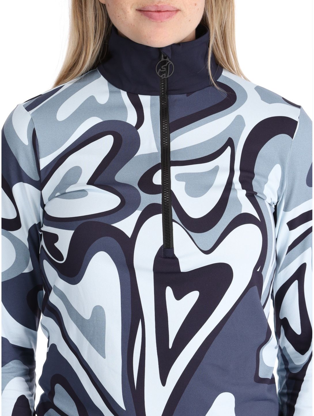 Toni Sailer, Wieka Print pullover women Blue Frost blue 