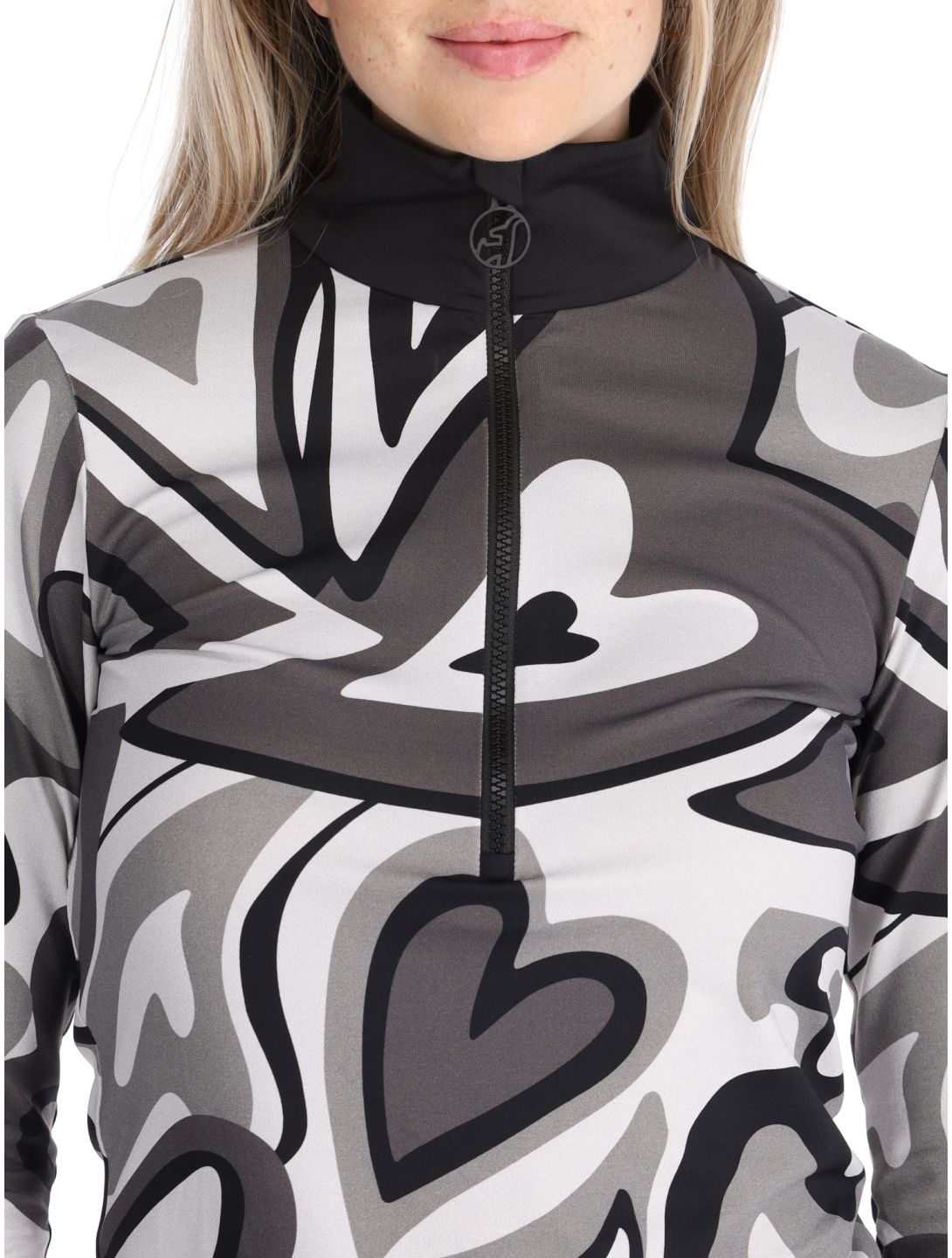 Toni Sailer, Wieka Print pullover women Iron Gate grey 